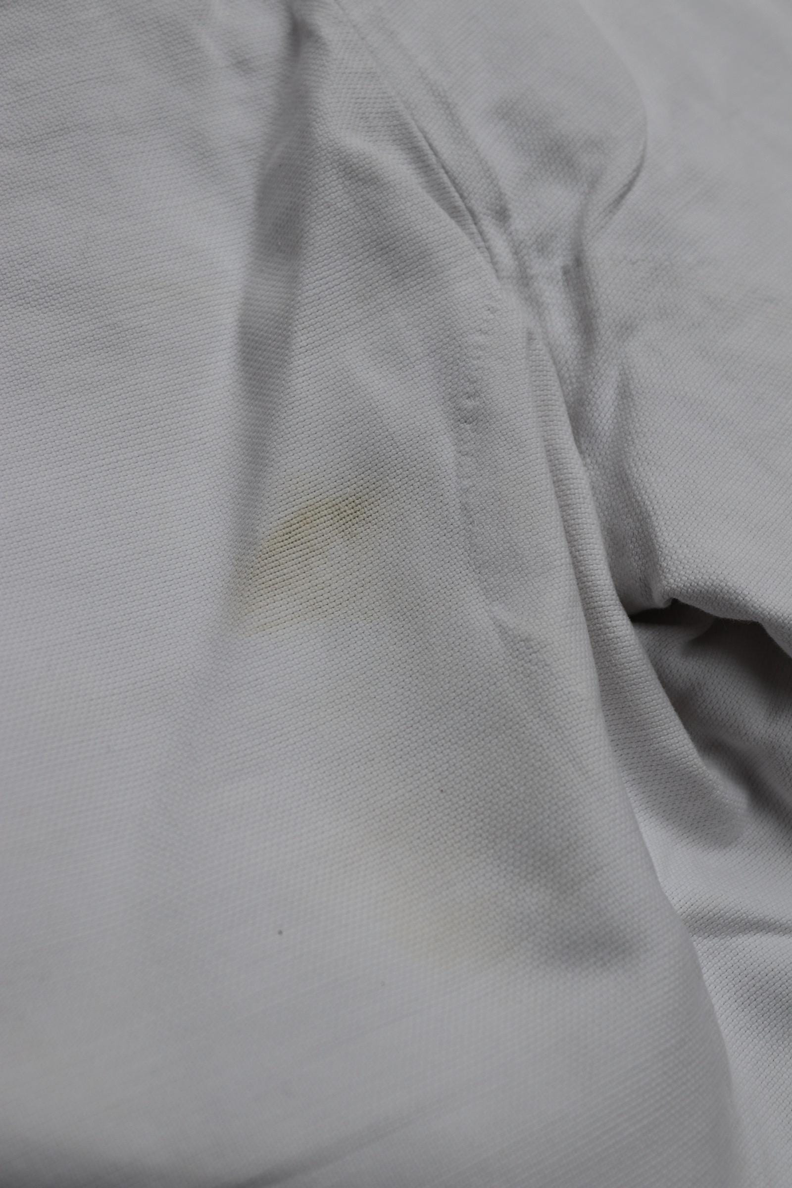 Vintage French shorts antique Belle Jardiniere 1910s 1920s white cotton work workwear chore 28” x 11”