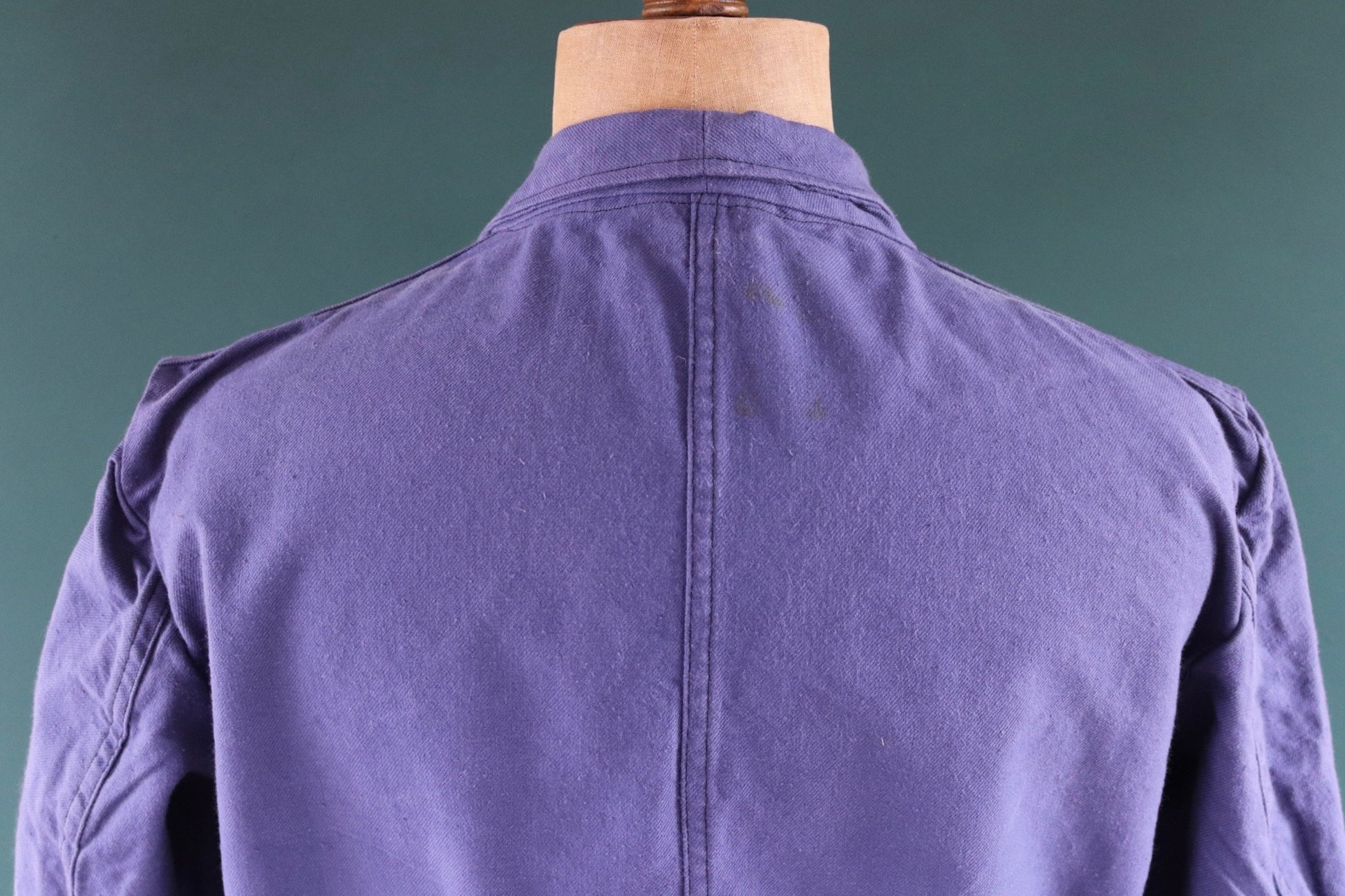 Vintage 1940s Swedish military hospital jacket - WW2 era - chore coat - 47" chest