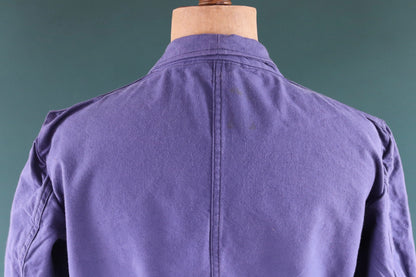 Vintage 1940s Swedish military hospital jacket - WW2 era - chore coat - 47" chest