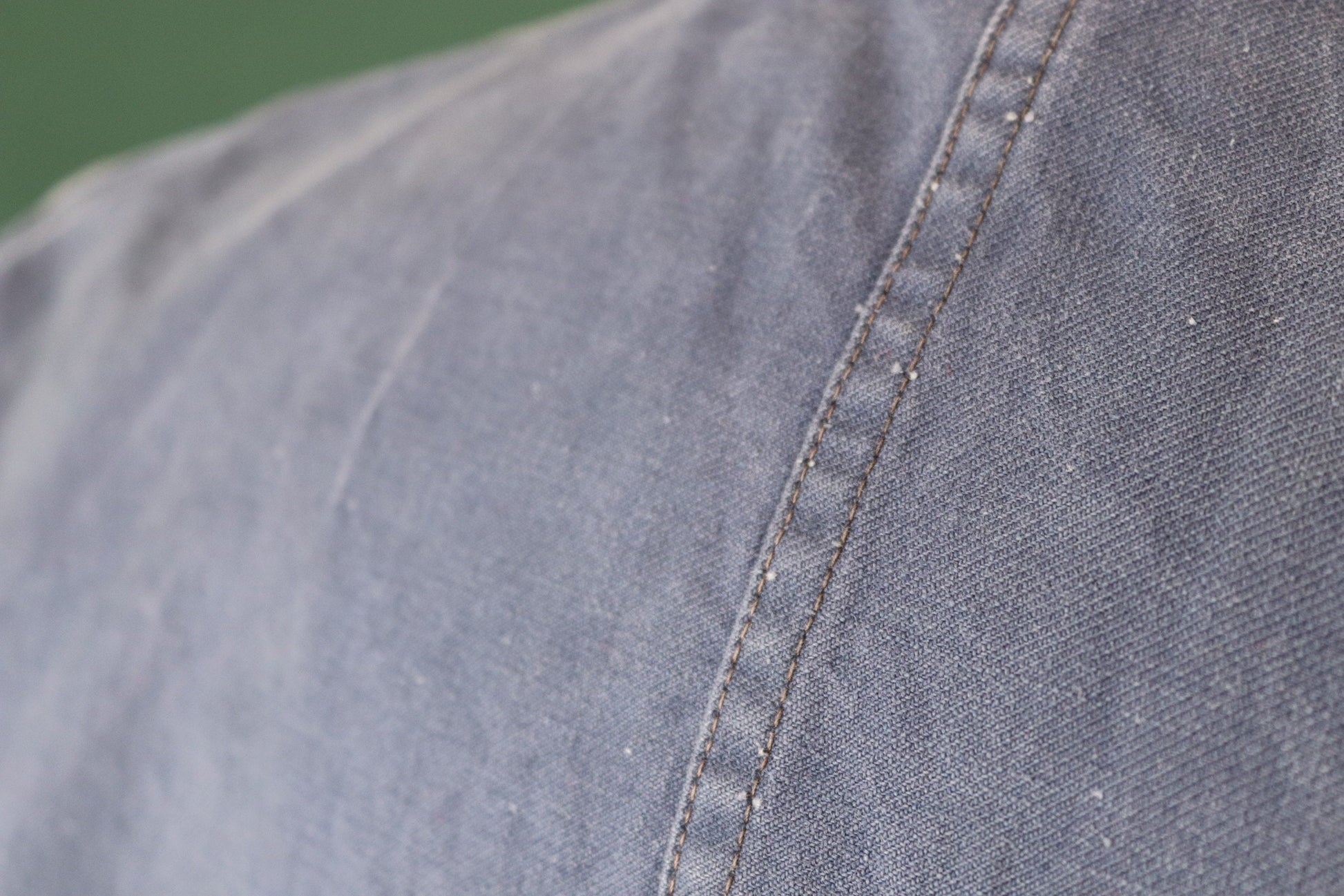 Vintage French blue workwear jacket - 1960s firefighter - faded cotton twill chore - 46” chest - bleu de travail