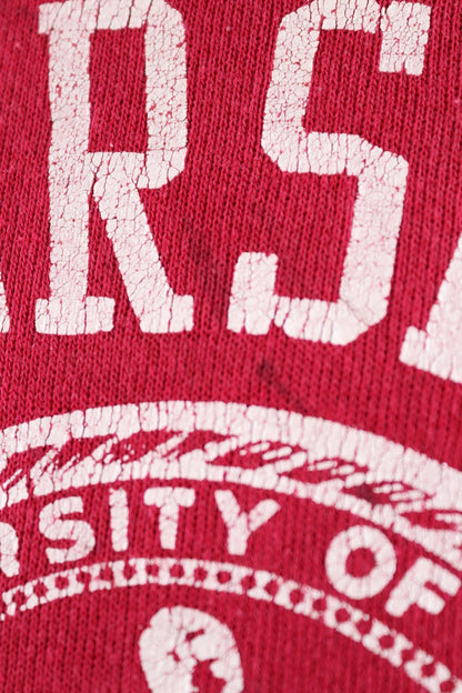 Vintage 1970s 70s 1980s 80s Russel Athletic pink red University of Alabama sweatshirt 48" chest sportswear 50 50