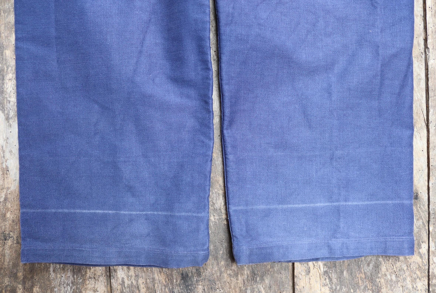 Vintage French workwear overalls dungarees moleskin 1950s 1960s work chore bib brace 27” 28” x 26” bleu de travail