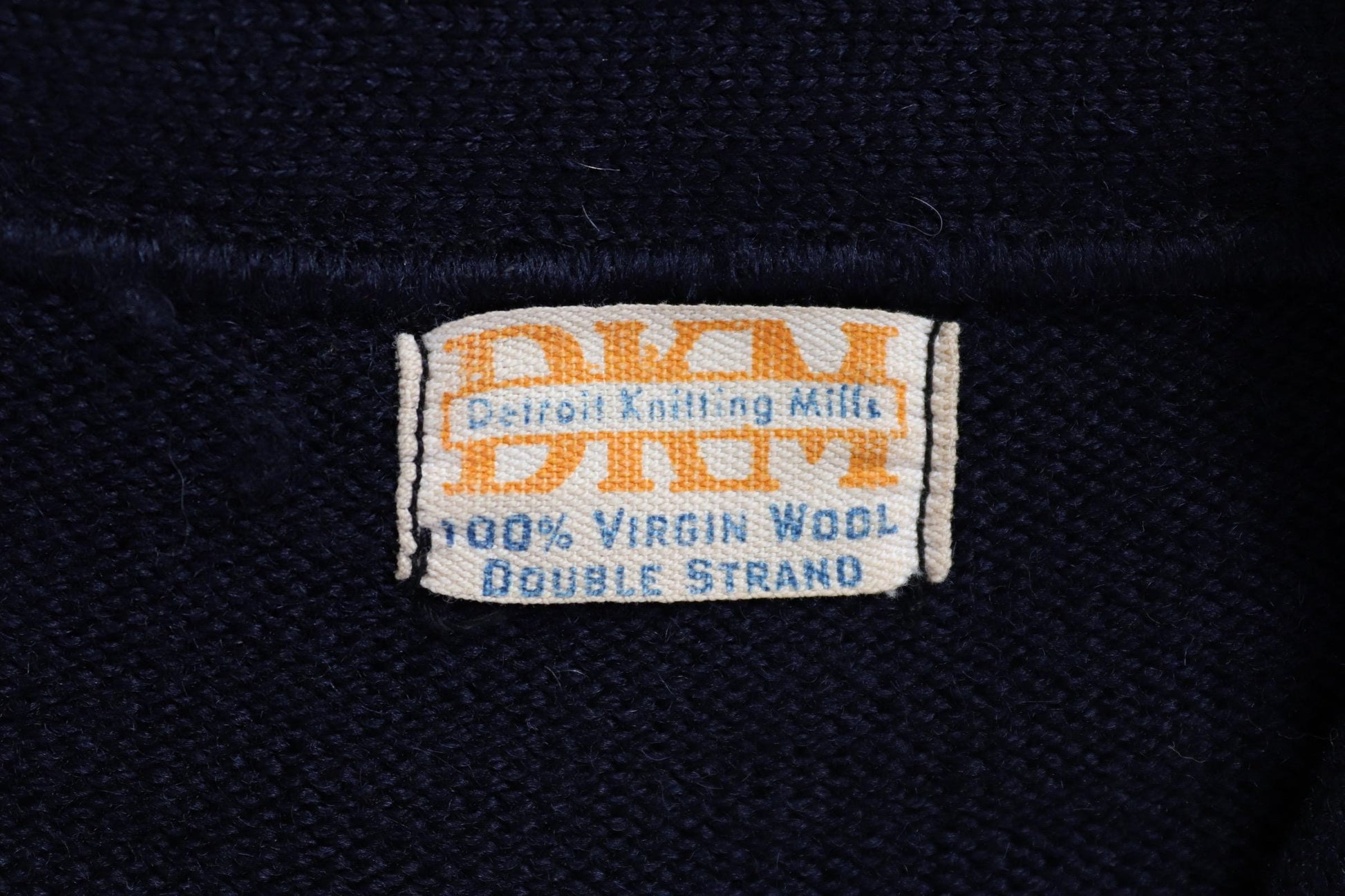 Vintage 1960s wool varsity sweater - blue knitted jumper - Ivy League knitwear - v neck long rib - A chenille patch - 40” chest