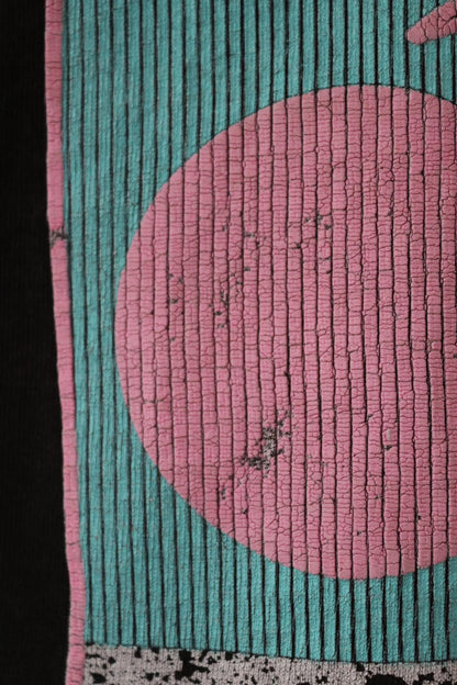 Vintage 1990s 90s Fruit of the Loom faded black neon Daytona Beach tourist souvenir vest singlet t shirt 43” chest