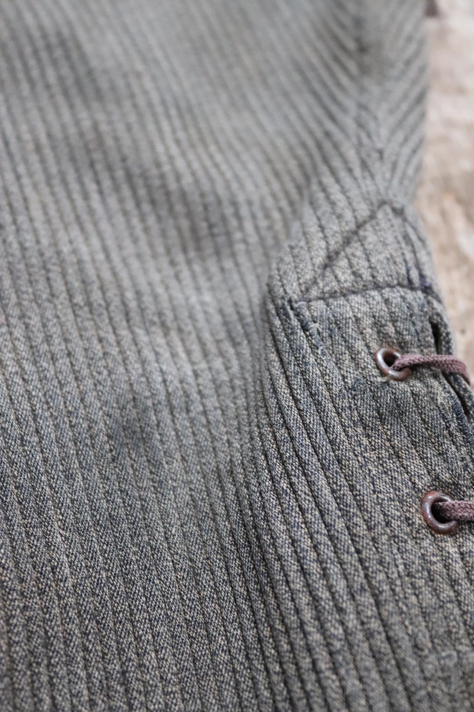 Vintage French workwear trousers pants Mont St Michel brown corduroy hunting riding breeches 32” x 23” jodhpurs 1940s 1950s