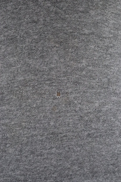 Vintage 1980s 80s Champion 50/50 cotton rayon grey heather marl t shirt 37” chest sports sportswear made in USA