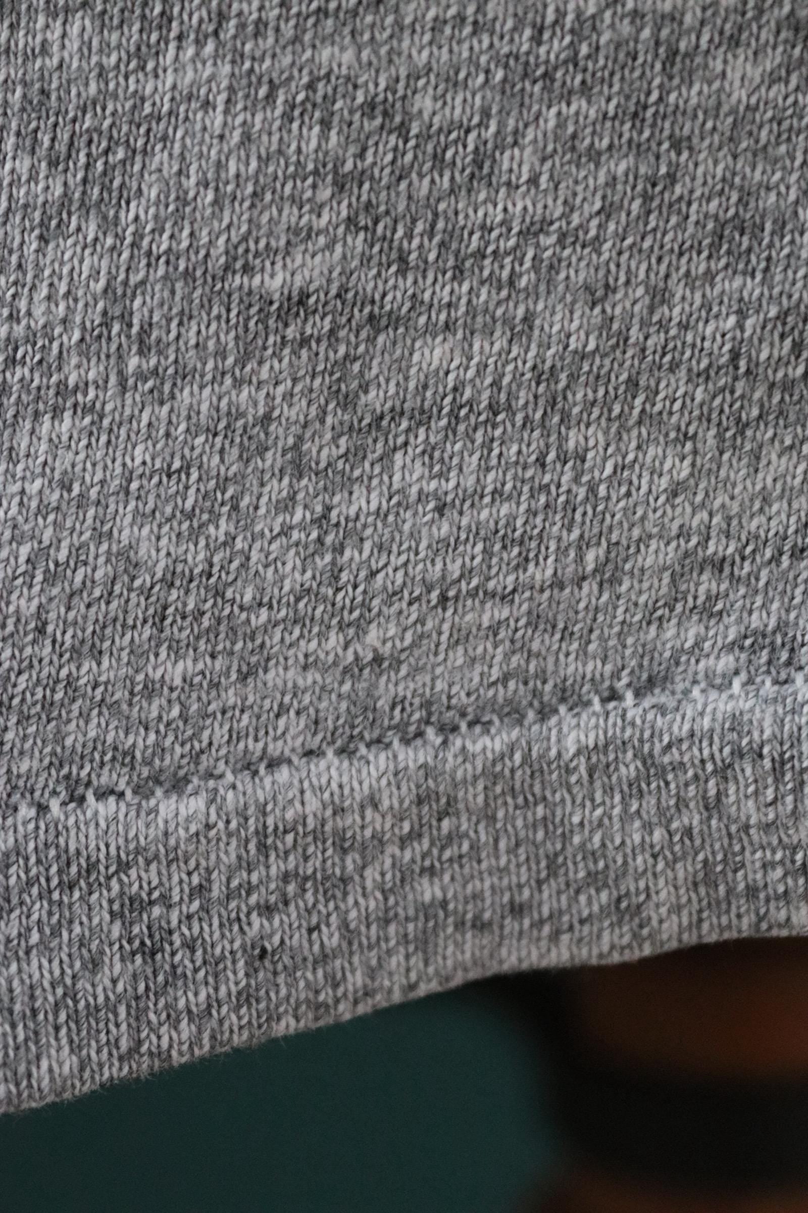 Vintage 1980s 80s Champion 50/50 cotton rayon grey heather marl t shirt 37” chest sports sportswear made in USA