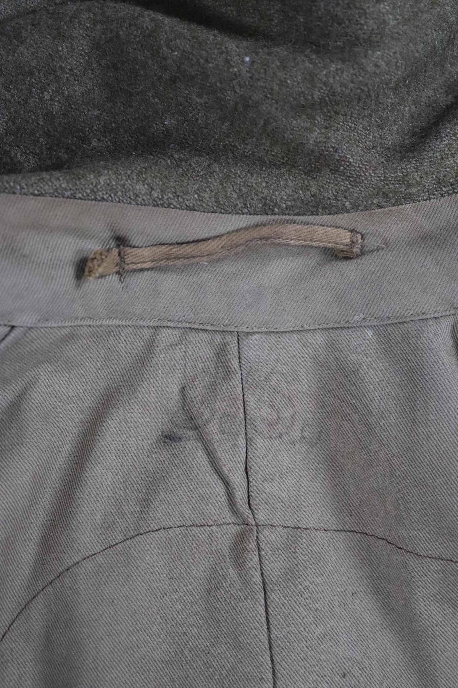 Vintage antique 1910s 10s WW1 M1917 M 1917 US army military doughboy khaki green wool trench great coat overcoat 42” chest