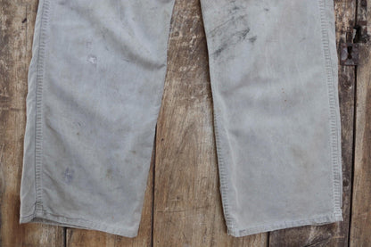 Vintage 1940s 1950s Swedish workwear trousers - military utility pants - buckle back - 36” x 31”