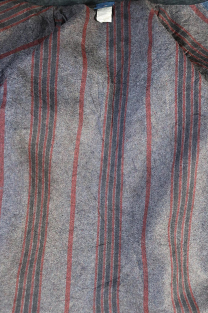 Vintage 1990s 90s Dickies blue denim blanket lined barn chore jacket workwear work chore 59” chest