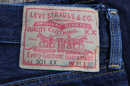 Vintage LVC Levi's 501XX jeans - big E - selvedge denim - 29" x 29"