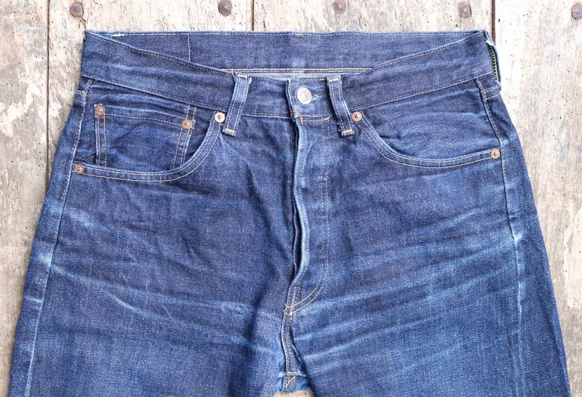 Vintage LVC Levi's 501XX jeans - big E - selvedge denim - 29" x 29"