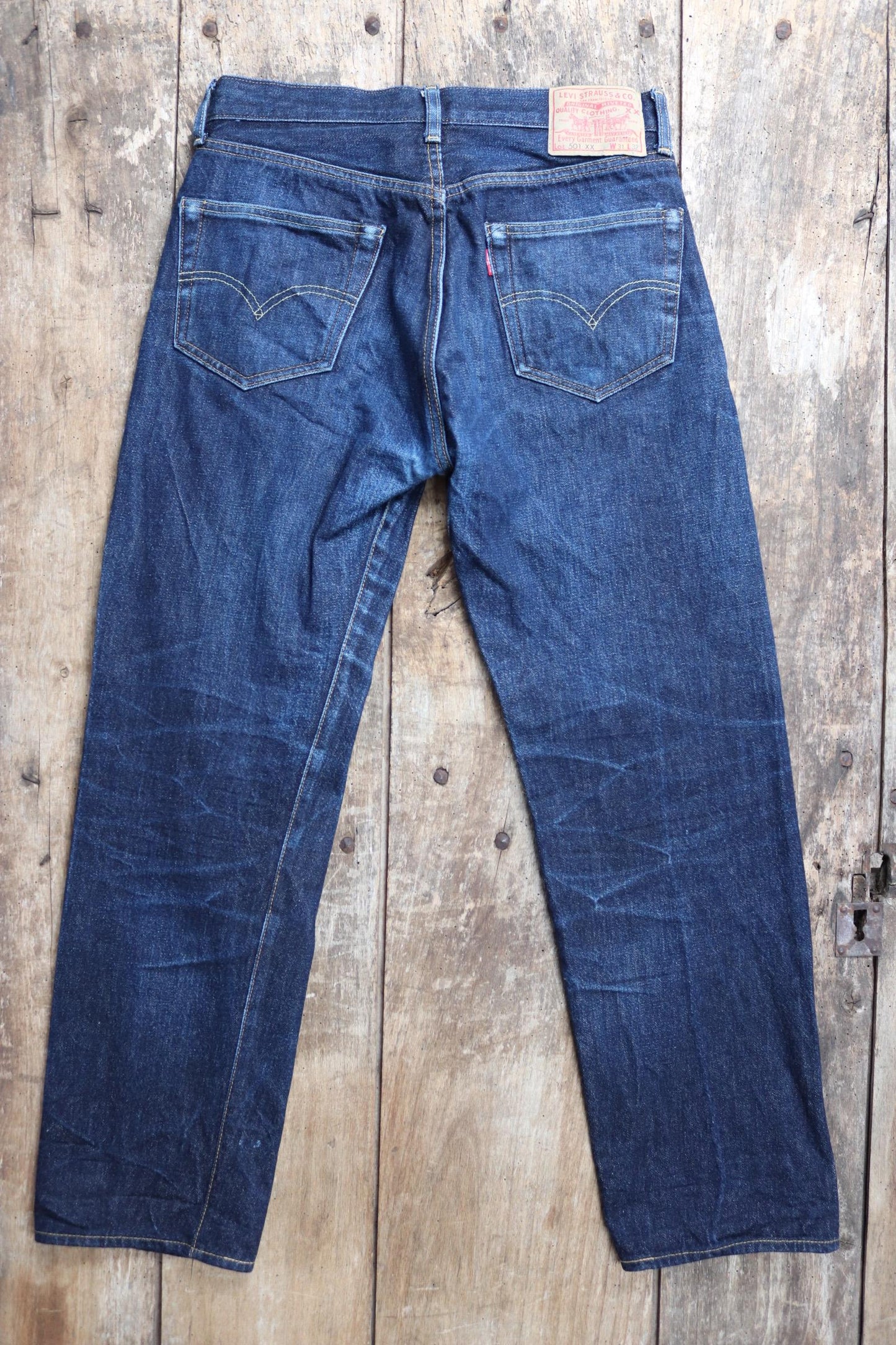 Vintage LVC Levi's 501XX jeans - big E - selvedge denim - 29" x 29"