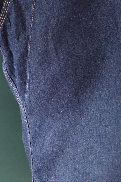 Vintage 1990s 90s Dickies blue denim blanket lined barn chore jacket workwear work chore 59” chest