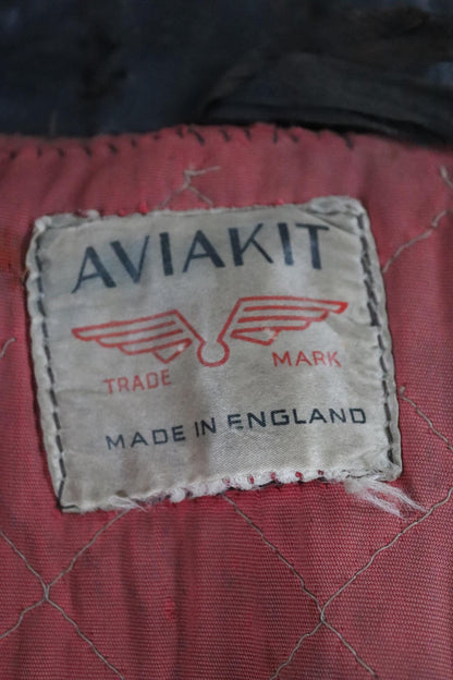 Vintage 1960s Lewis Leathers biker jacket - Aviakit - Bronx - 45" chest