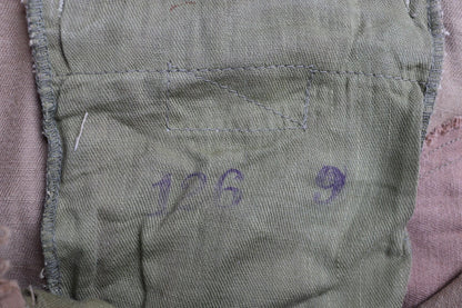 Vintage 1940s jodhpurs riding workwear khaki brown cotton twill hunting breeches 29” x 24” Union Made work chore lace up