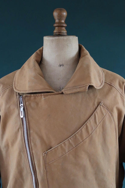 Vintage WW2 French military flight suit pilot aviation Eclair zippers 1930s 1940s