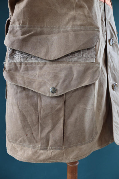Vintage CC Filson waxed workwear jacket - tin cloth cruiser - 53” chest - hunting