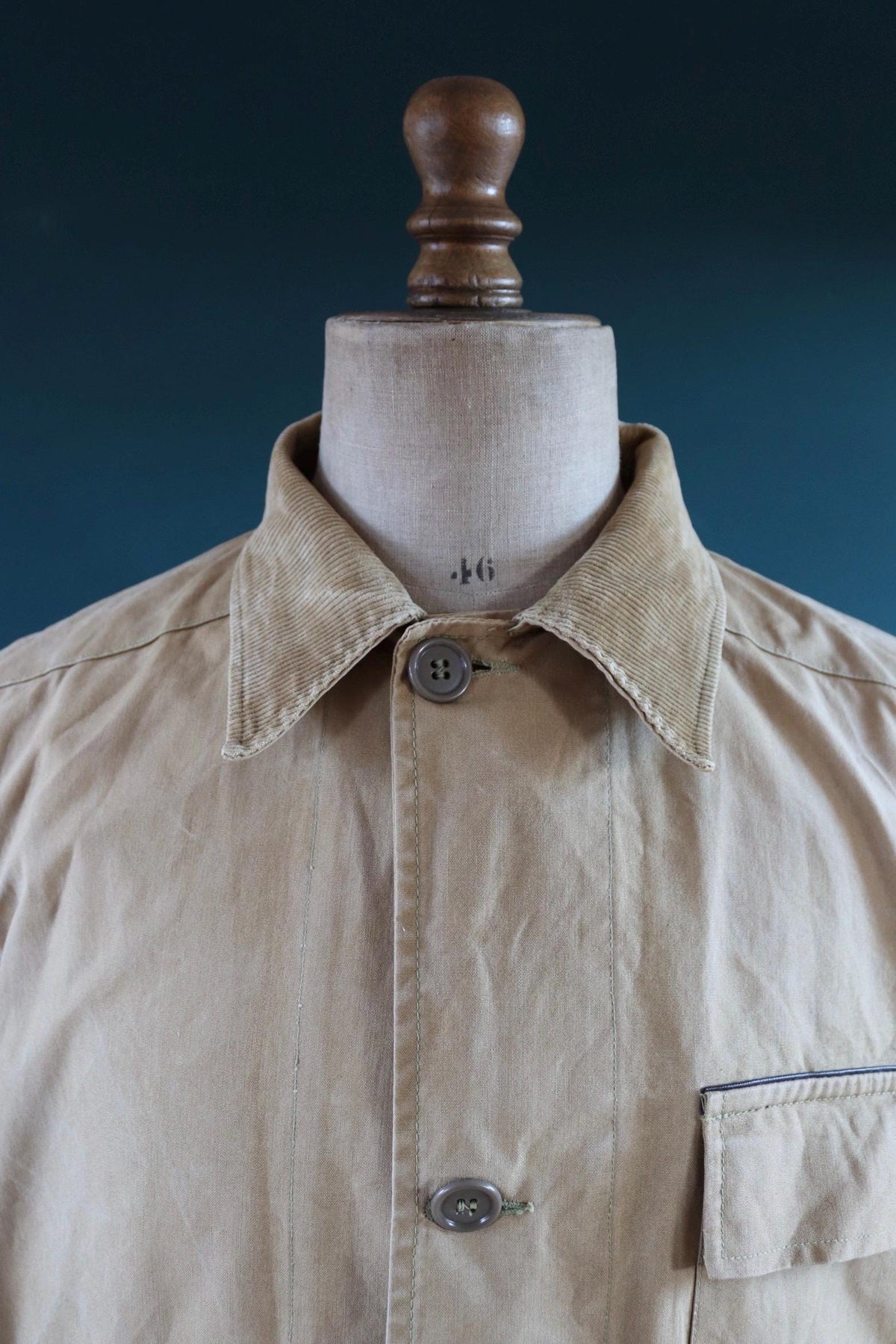 Vintage 1940s Duxbak hunting jacket - American workwear - chore coat - 48" chest