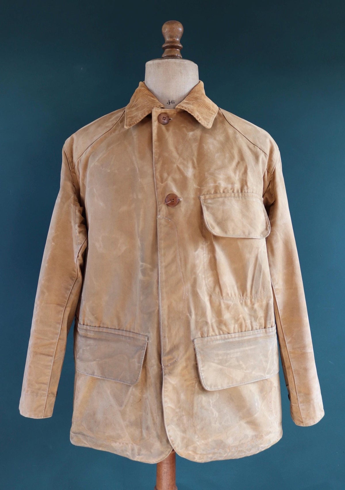 Vintage 1930s Duxbak Utica hunting jacket - brown duck cotton canvas - American workwear - 50” chest