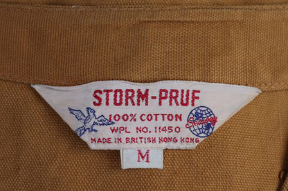 Vintage 1970s 80s utility vest - duck cotton waistcoat - hunting workwear - 44” chest