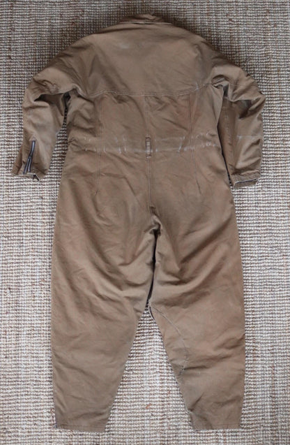 Vintage WW2 French military flight suit pilot aviation Eclair zippers 1930s 1940s
