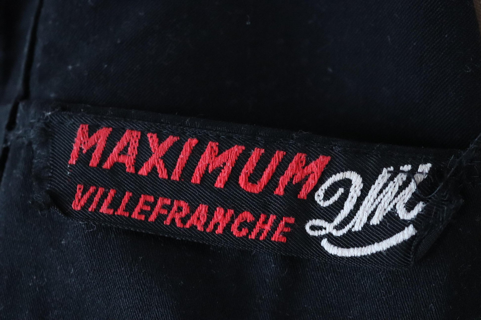 Vintage French black moleskin workwear jacket 1940s 1950s work chore 44” chest