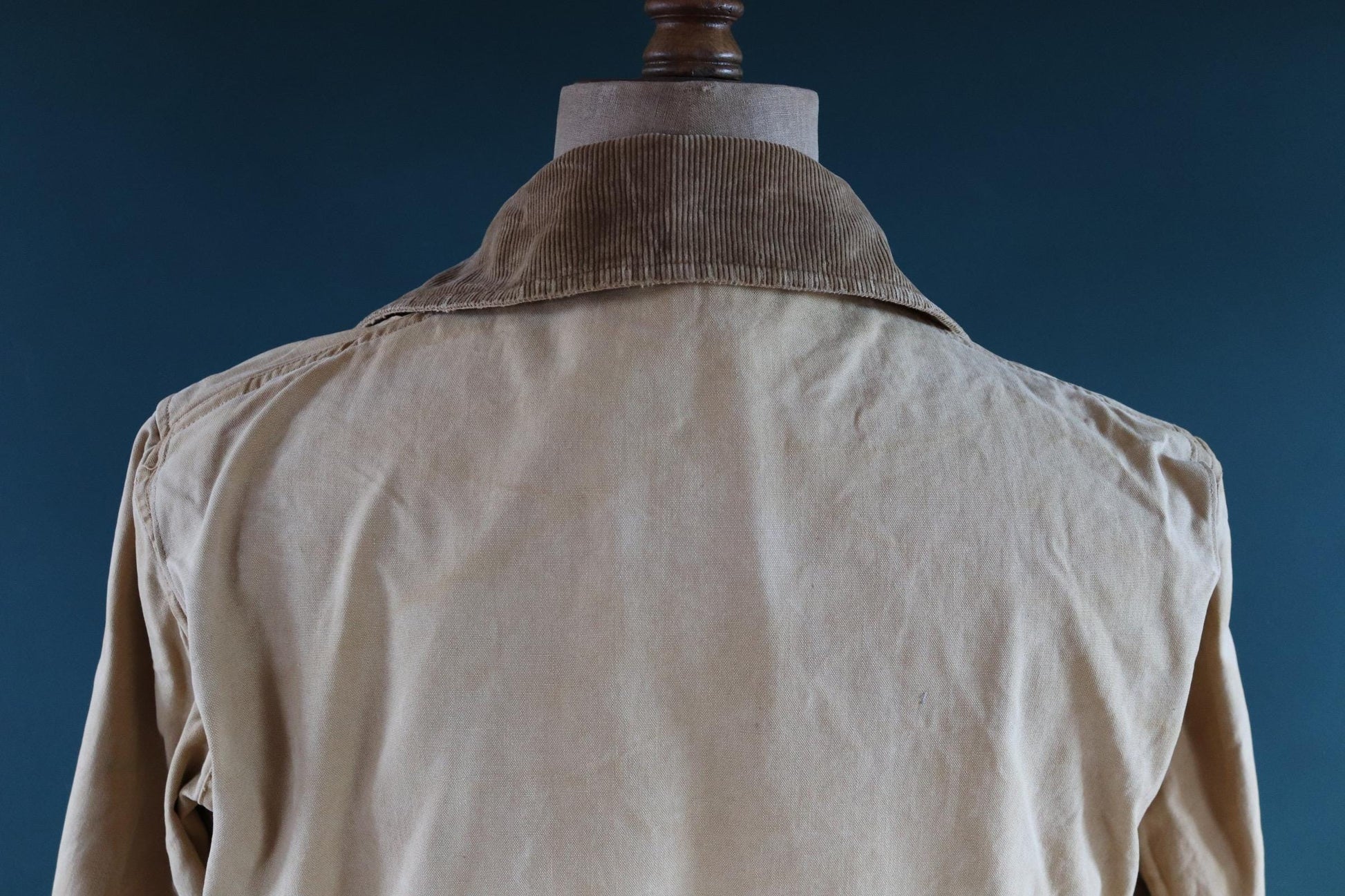 Vintage 1950s 60s hunting jacket - American workwear - JC Higgins - tan brown duck cotton canvas - 50” chest