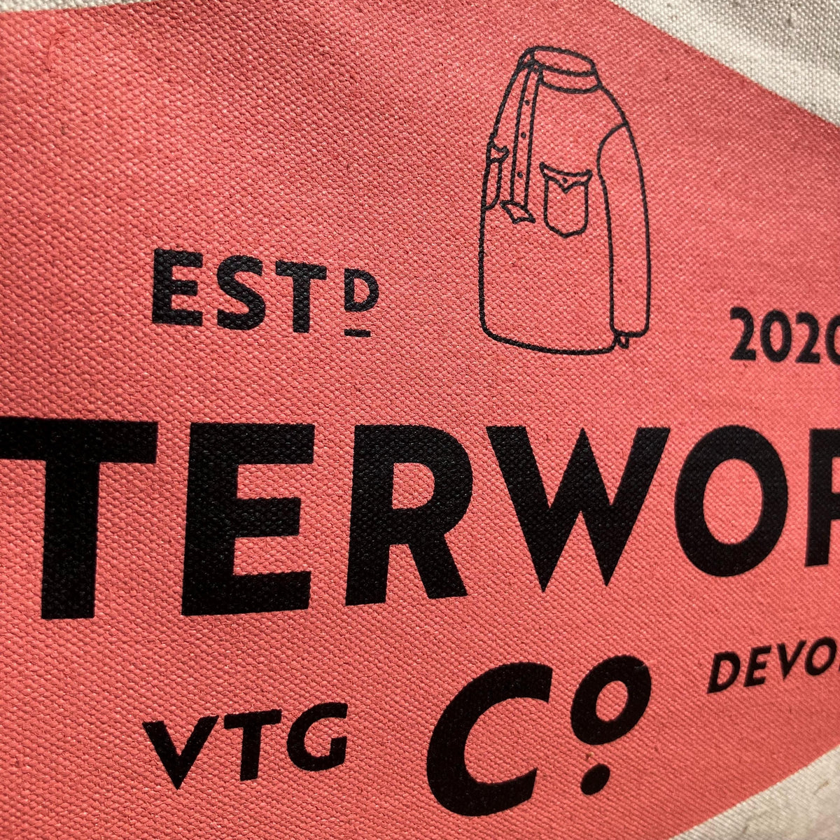 Cotton tote beach bag - Butterworth’s Vintage shop Devon