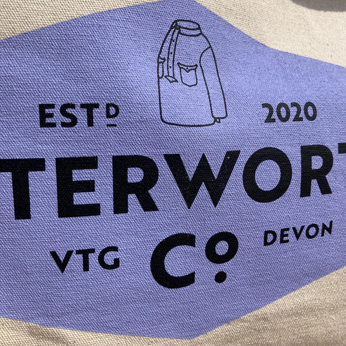 Cotton tote beach bag in extra large size - Butterworth’s Vintage shop Devon