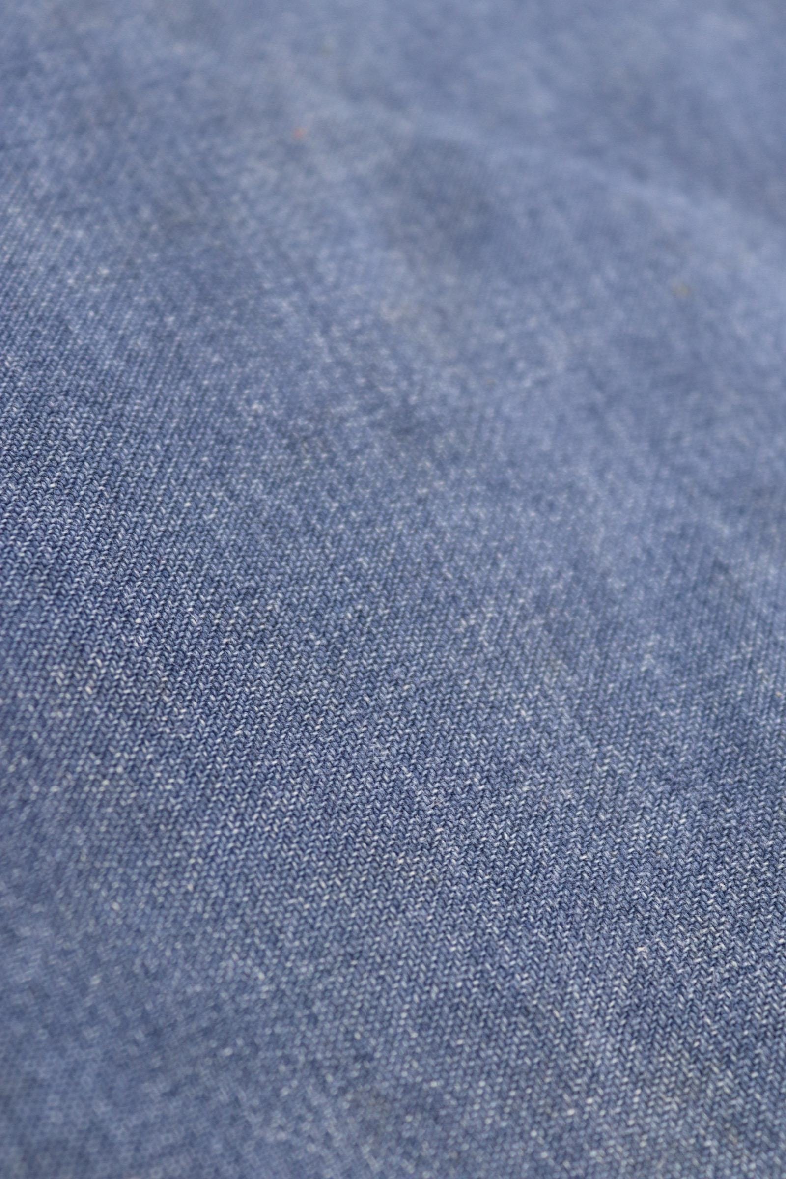 Vintage French workwear trousers - indigo cotton twill - 1960s chore pants - 35” x 27”