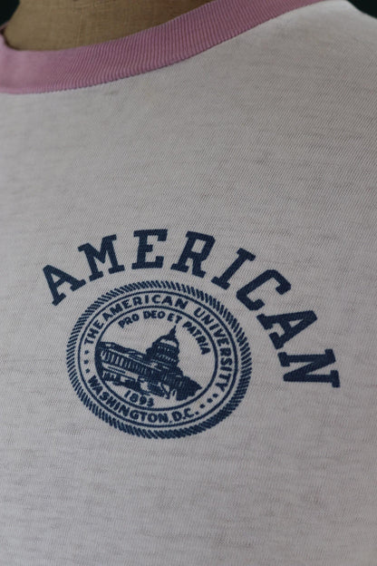 Vintage 1980s Champion t shirt - Washington print - 39” chest - varsity sportswear - made in USA