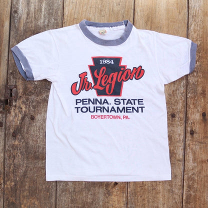 Vintage 1980s kids t shirt - junior legion - sportswear - 32” chest