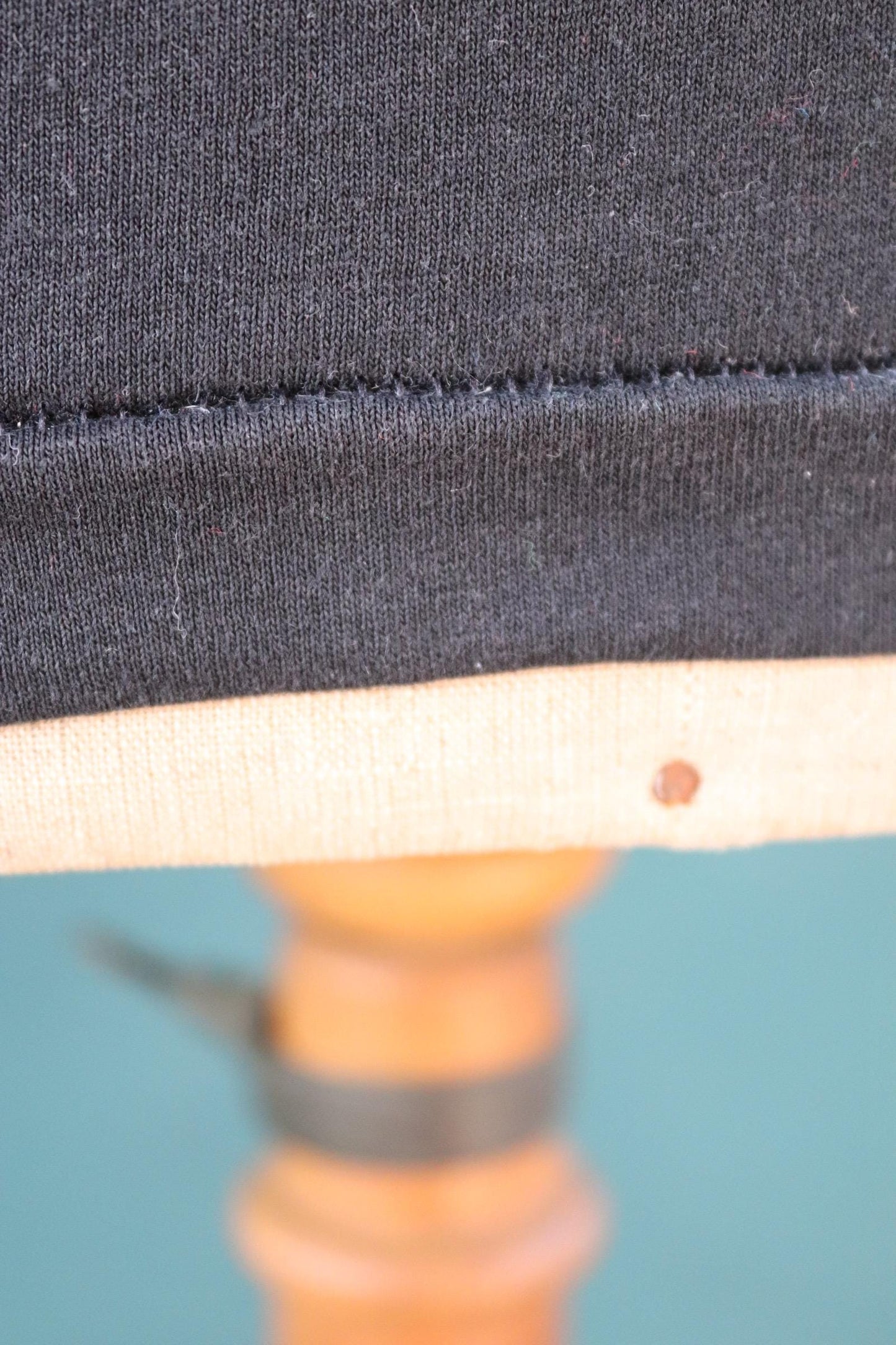 Vintage 1990s faded black pocket t shirt - sleeveless vest top - 38” chest