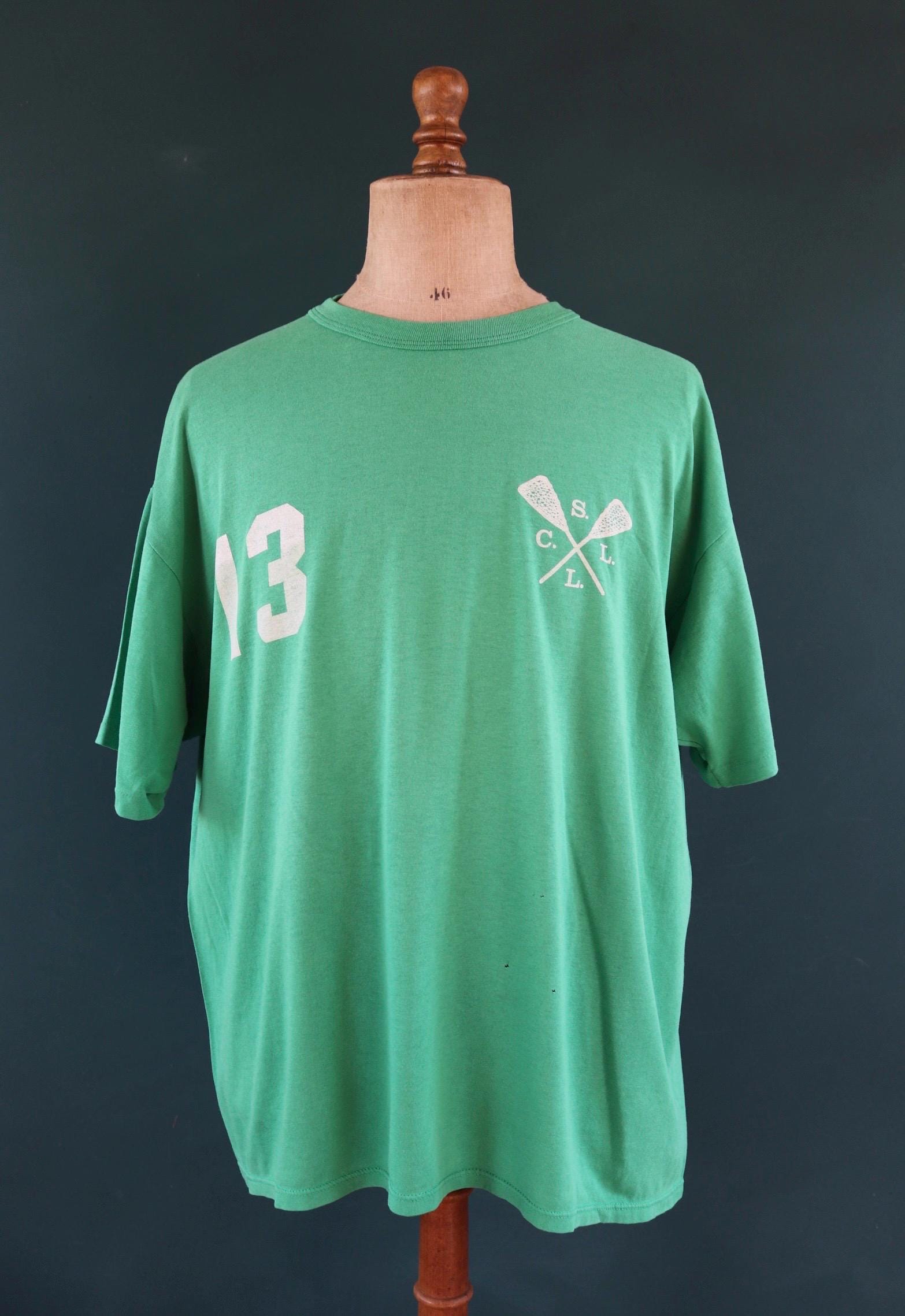 Vintage 1990s lacrosse t shirt - sports print - 52” chest