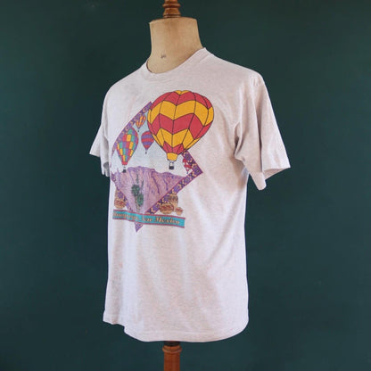 Vintage 1990s New Mexico souvenir t shirt - hot air balloon design - 43” chest