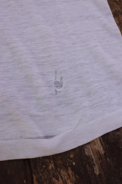 Vintage 1980s kids ringer t shirt - American football - 31" Chest