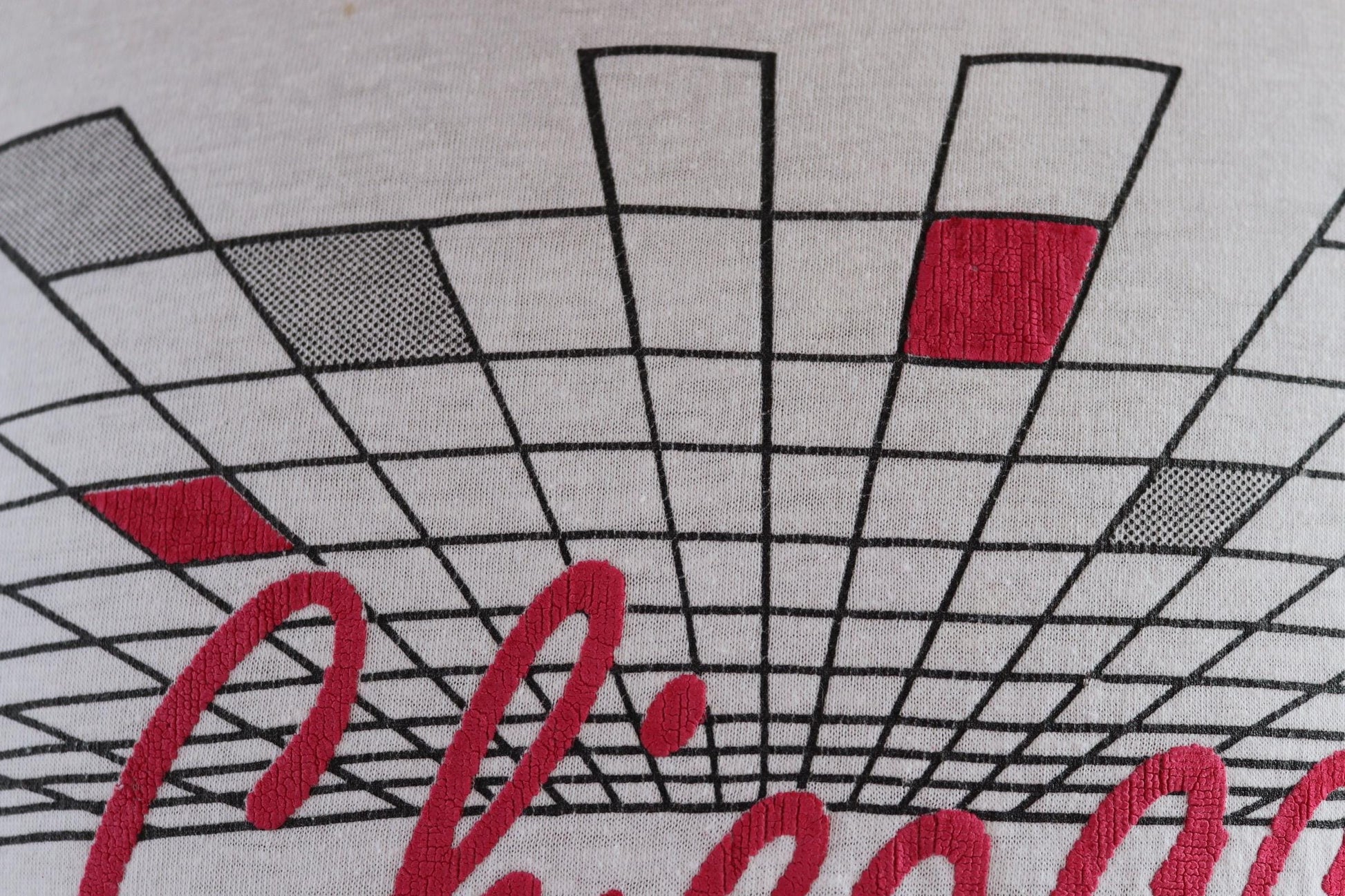 Vintage 1980s Chicago t shirt - dancefloor print - house music - 40” chest