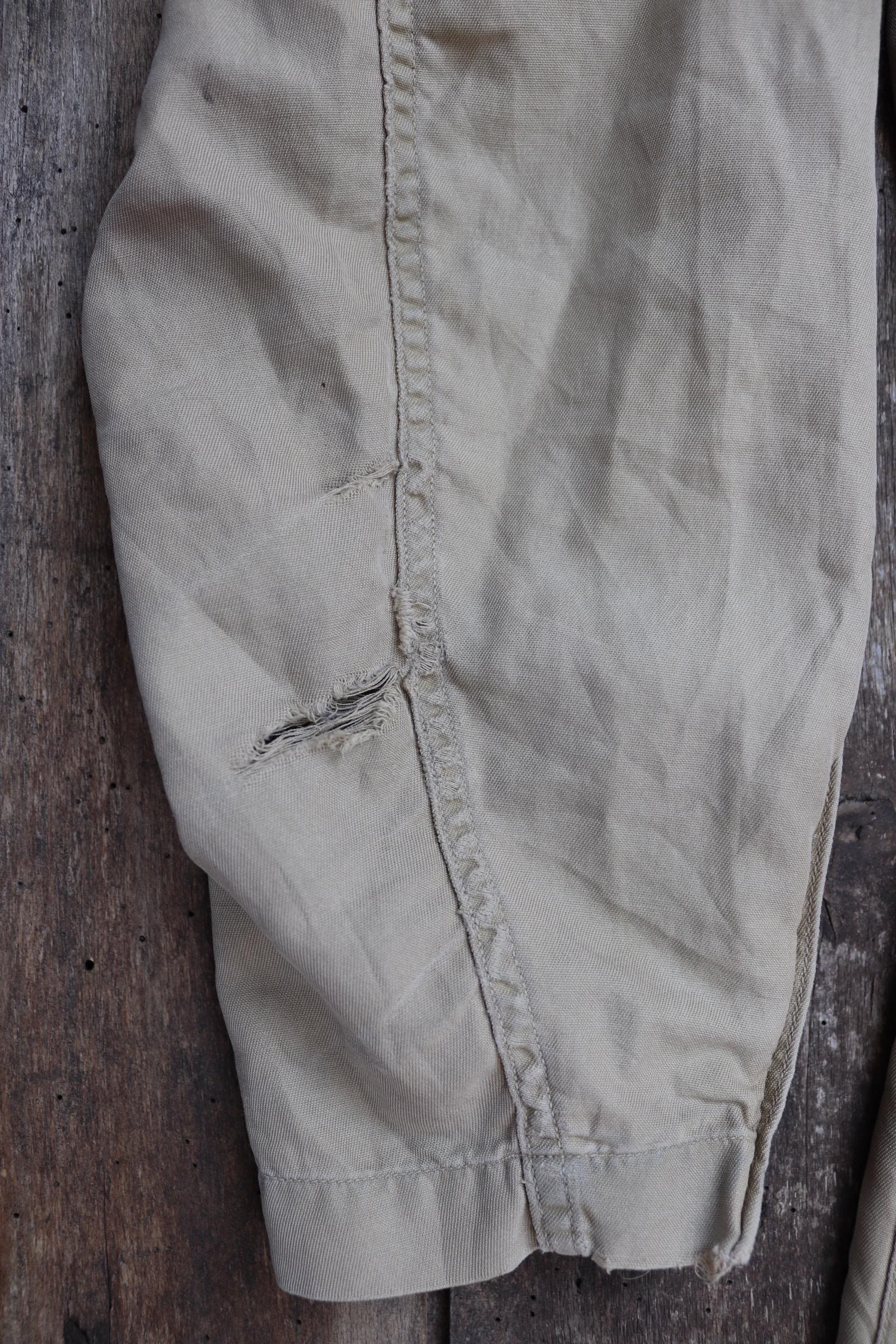 Vintage 1960s USN military flight suit coveralls Vietnam light zone khaki brown overalls MIL C 5390G 40” x 34” x 28” military Conmar