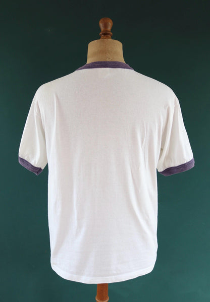 Vintage 1980s 90s t shirt - American Legion print - 42” chest - varsity sportswear - made in USA