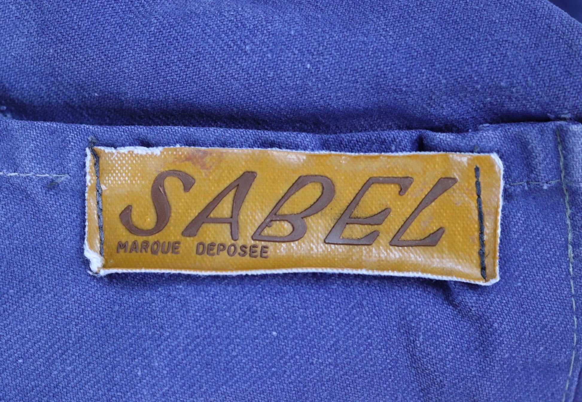 Vintage French blue workwear jacket - 1960s chore coat - cotton twill - 40” chest - bleu de travail