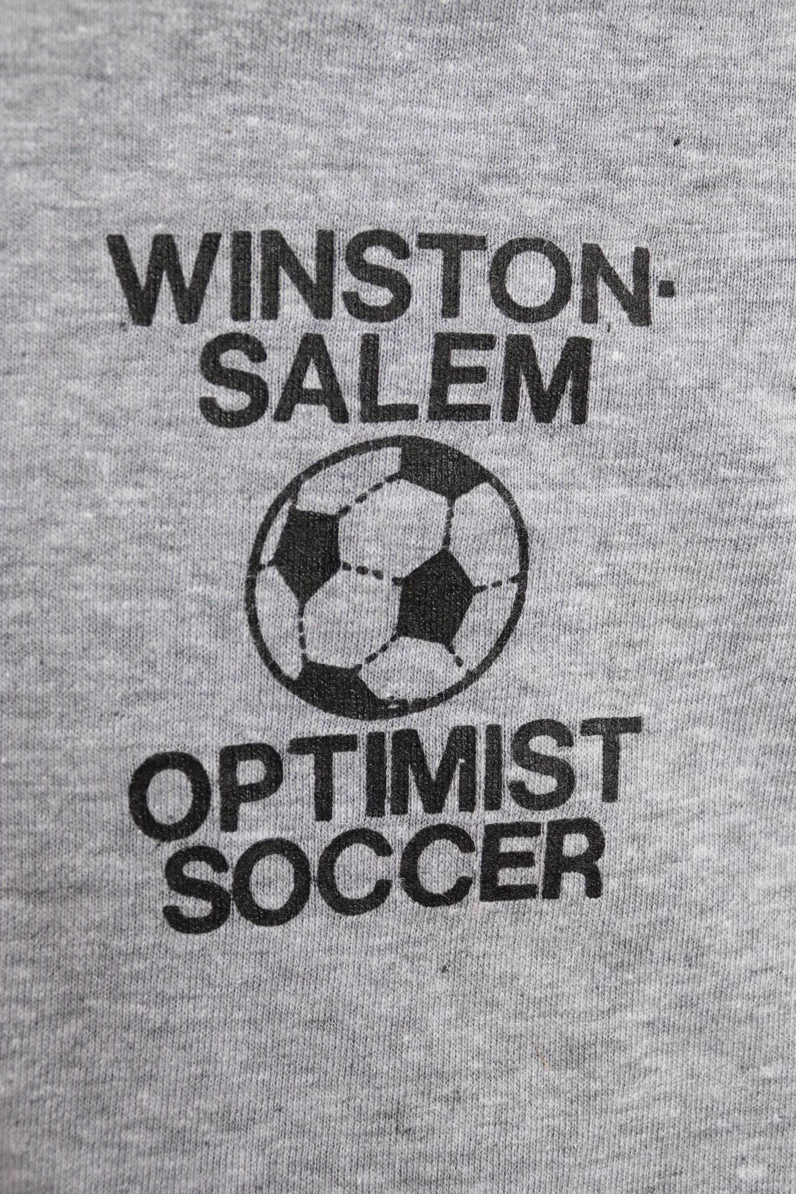 Vintage 1980s kids football t shirt - just say no - soccer sportswear - 32” chest - for age 7, 8, 9