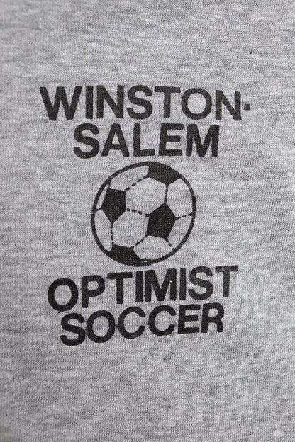 Vintage 1980s kids football t shirt - just say no - soccer sportswear - 32” chest - for age 7, 8, 9