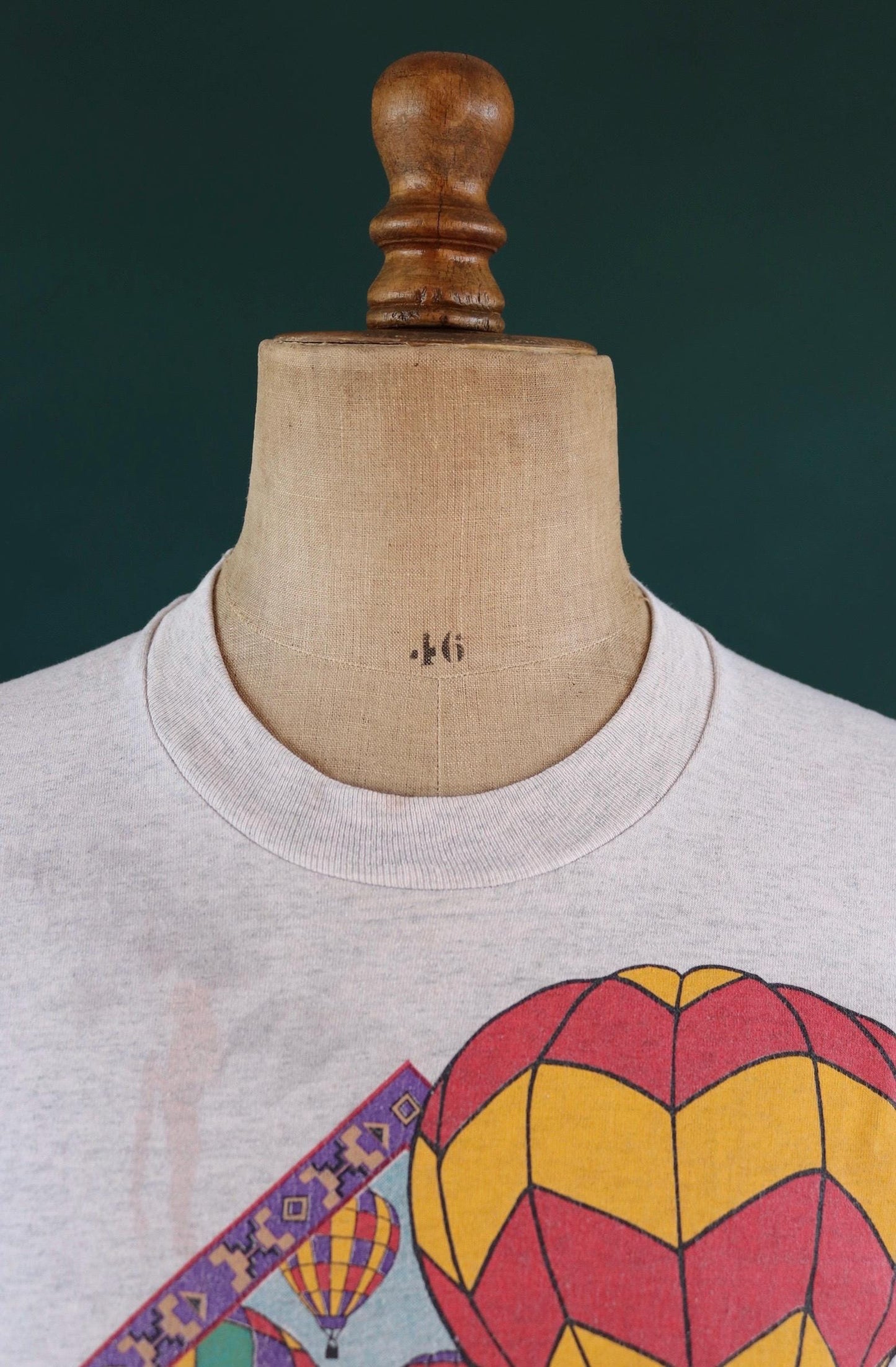 Vintage 1990s New Mexico souvenir t shirt - hot air balloon design - 43” chest