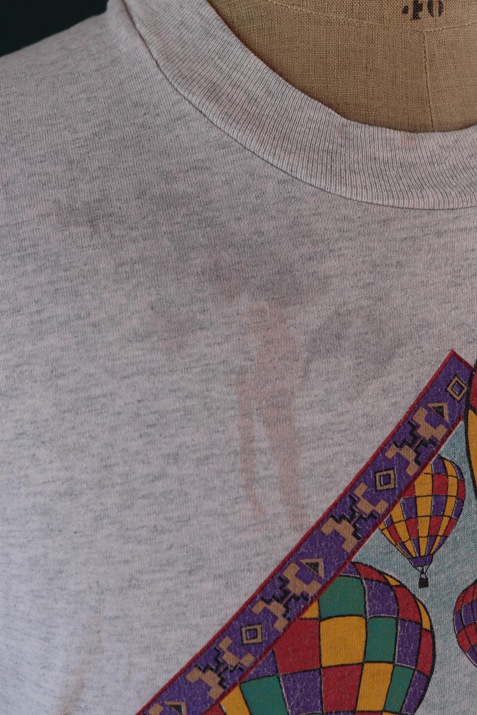 Vintage 1990s New Mexico souvenir t shirt - hot air balloon design - 43” chest