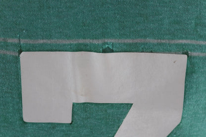 Vintage 1980s Le Coq Sportif soccer t shirt - green striped tee - 44” chest