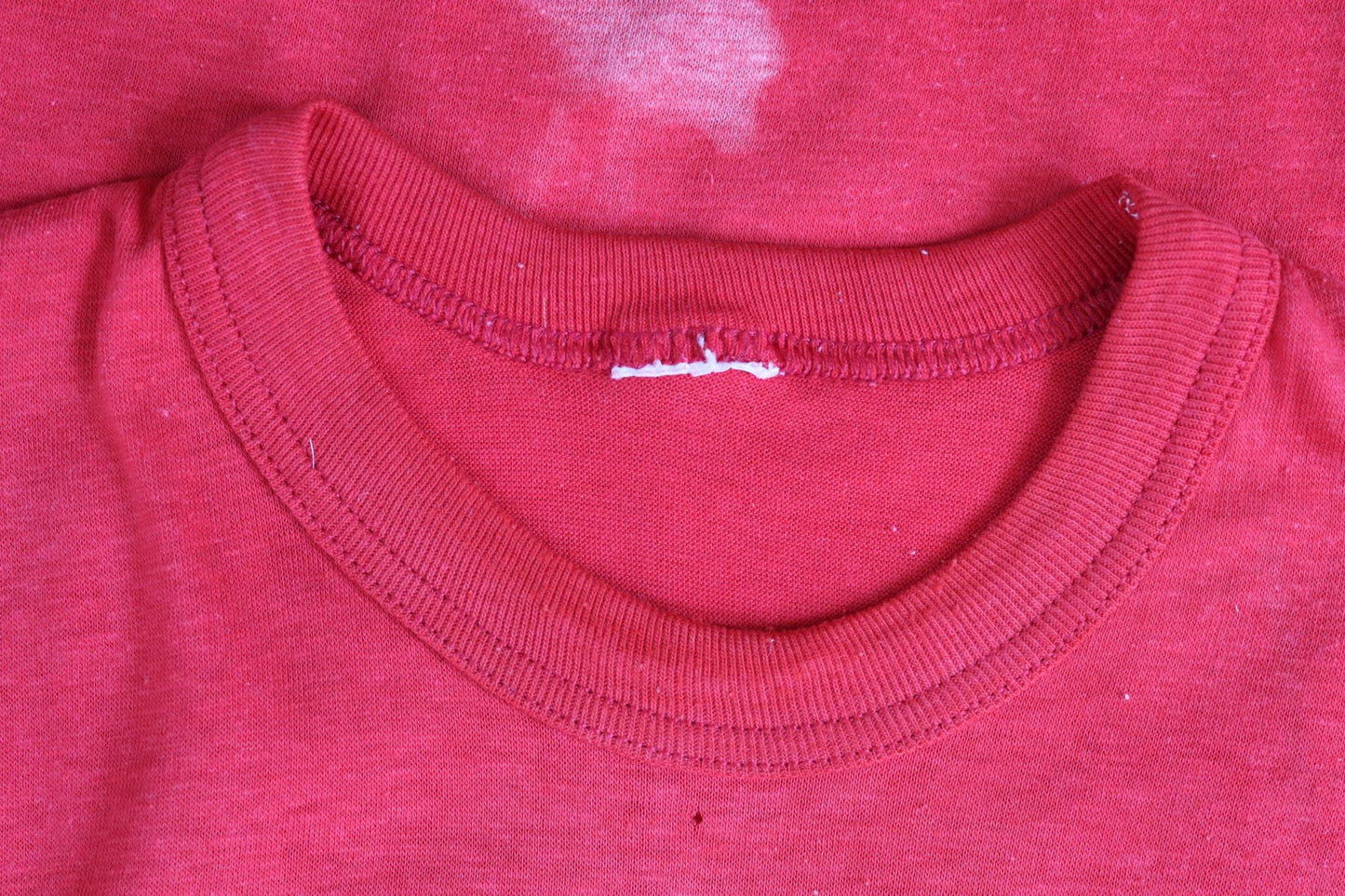 Vintage 1980s Special Olympics volunteer t shirt - Coca Cola print - faded red tee - 36” chest