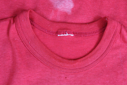 Vintage 1980s Special Olympics volunteer t shirt - Coca Cola print - faded red tee - 36” chest