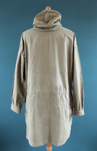 Vintage 1940s 50s French army smock - military anorak -M47 - 54” chest - for hiking