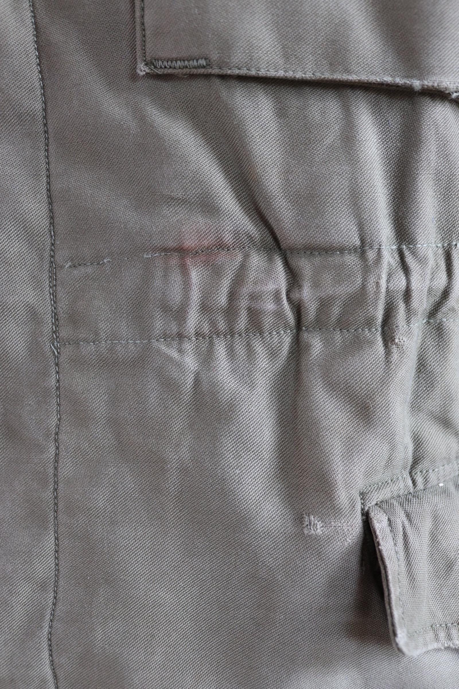 Vintage 1940s US army field jacket - WW2 M43 - green sateen cotton - 46” chest